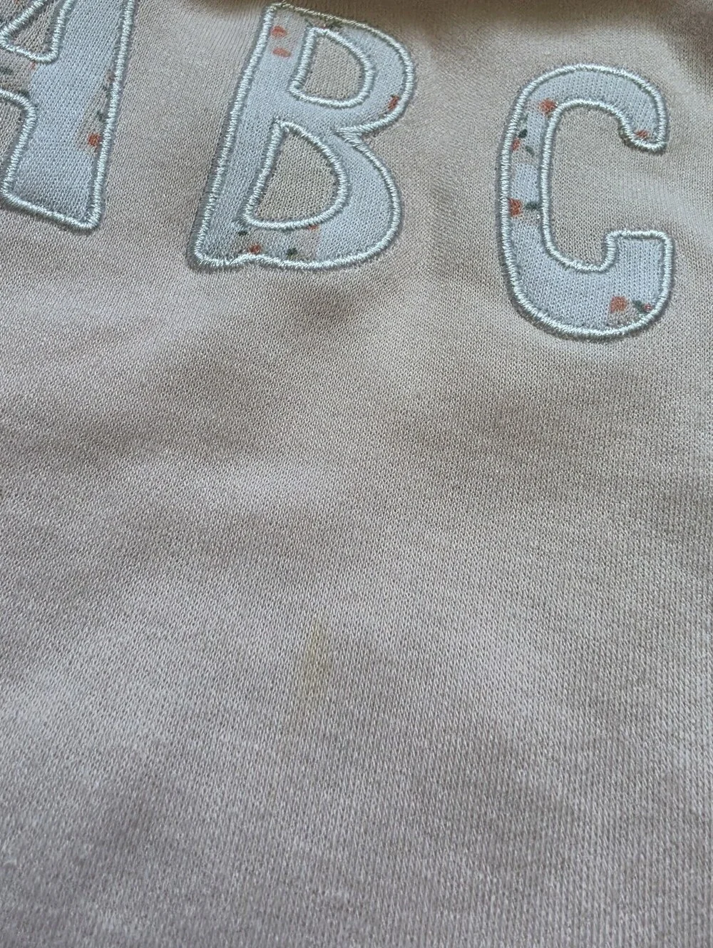 Baby Girl Floral 'ABC'  Outfit + Bib (18-24 Months)
